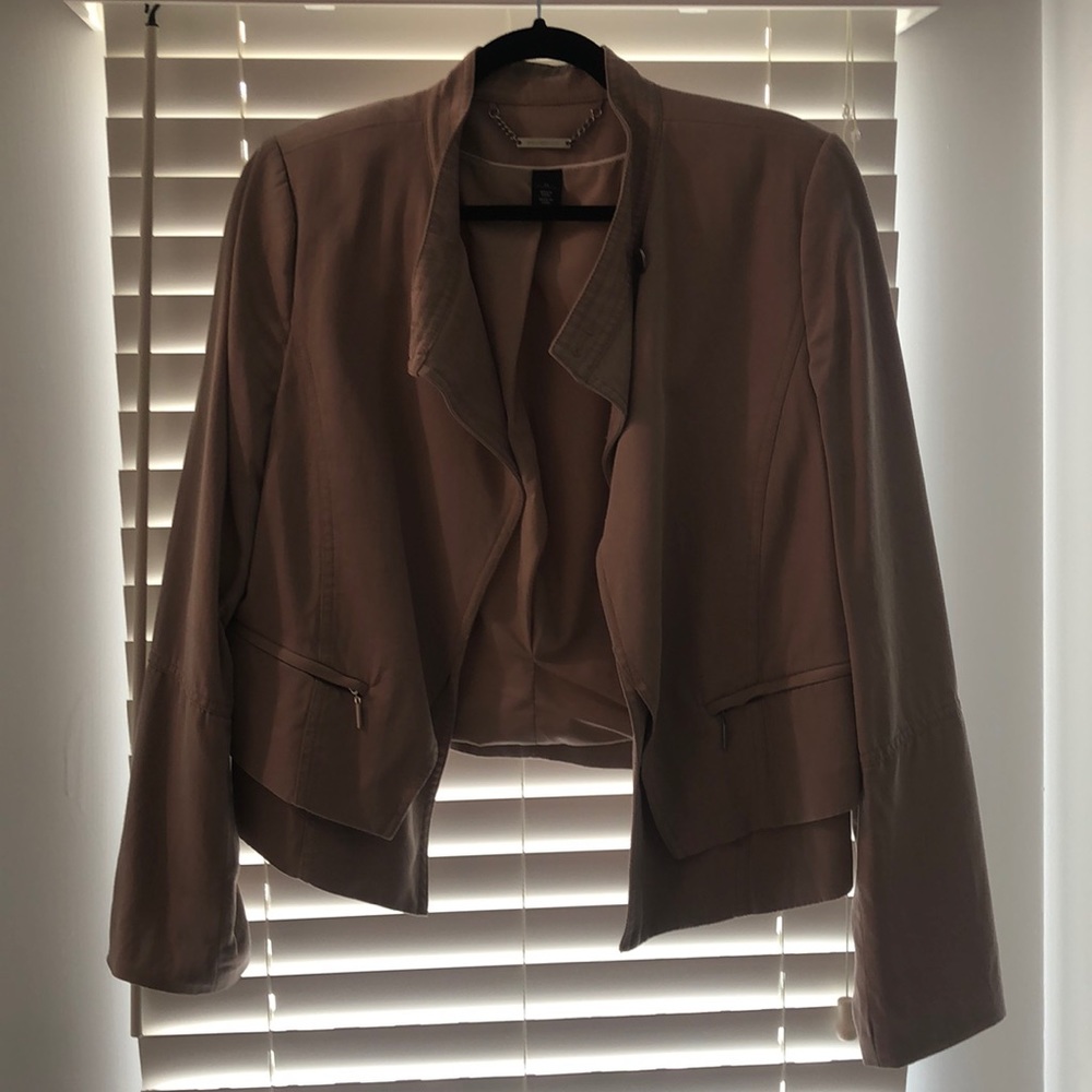 White House Black Market khaki jacket
